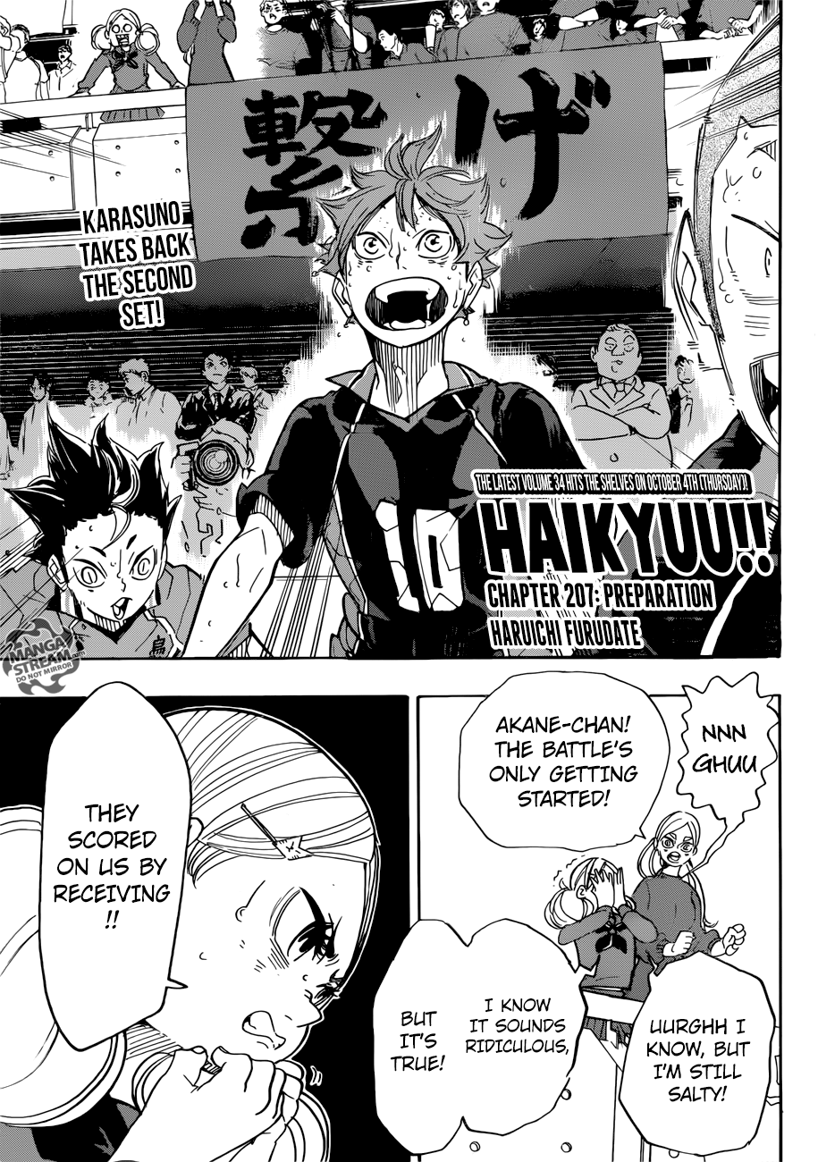 Haikyuu!!, Chapter 318 image 01